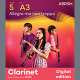 Jean Xavier Lefèvre Allegro ma non troppo (Grade 5, list A3, from the ABRSM Clarinet Syllabus from 2026) 1765071