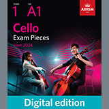 Lajos Ács Bear's Dance (Grade 1, A1, from the ABRSM Cello Syllabus from 2024) 1341844