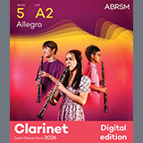 Wolfgang Amadeus Mozart Allegro (Grade 5, list A2, from the ABRSM Clarinet Syllabus from 2026) 1765073
