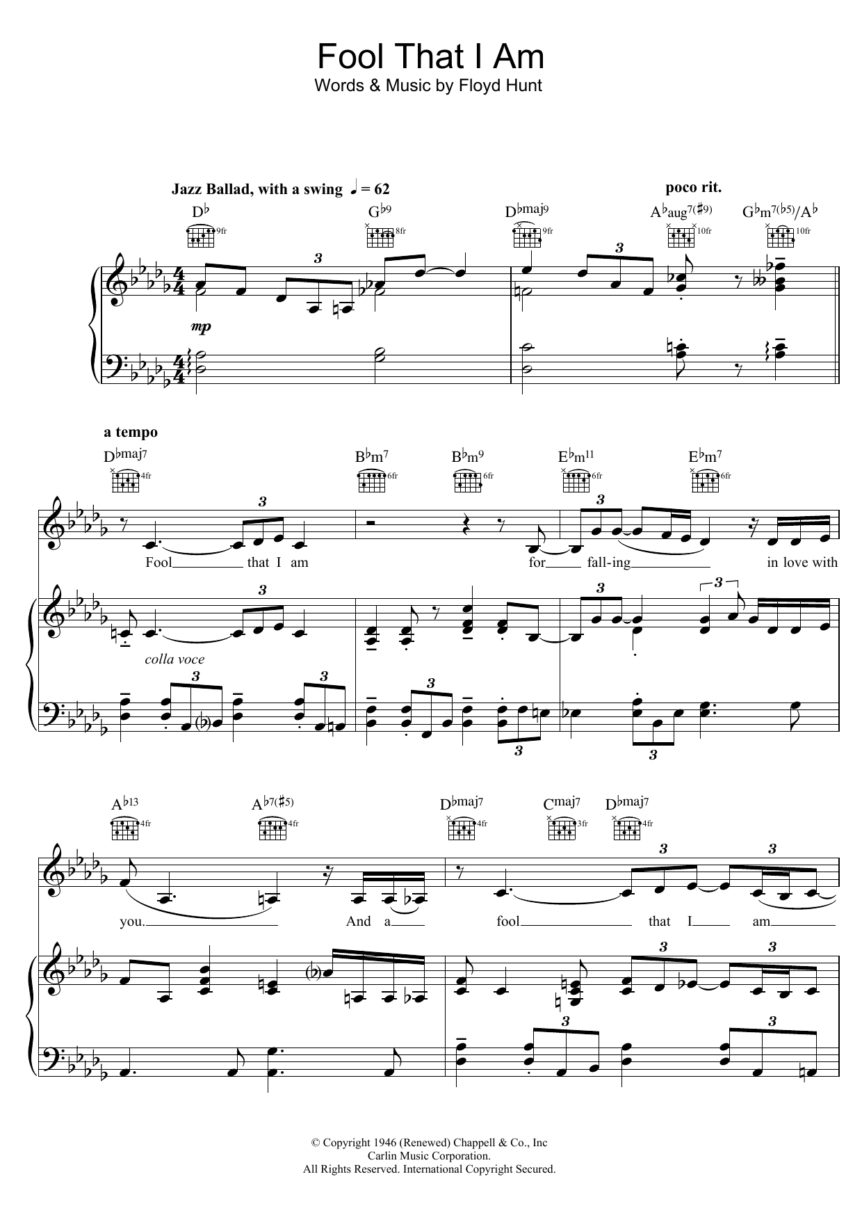 Adele Fool That I Am sheet music notes and chords arranged for Piano, Vocal & Guitar Chords