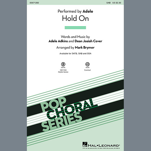 Easily Download Adele Printable PDF piano music notes, guitar tabs for  SAB Choir. Transpose or transcribe this score in no time - Learn how to play song progression.