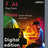 Akira Yuyama 'Pop Corn (Grade 7, list A2, from the ABRSM Piano Syllabus 2025 & 2026)' Piano Solo