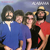Alabama 'Lady Down On Love' Piano, Vocal & Guitar Chords (Right-Hand Melody)