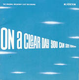 Alan Jay Lerner & Burton Lane 'On A Clear Day (You Can See Forever)' Lead Sheet / Fake Book