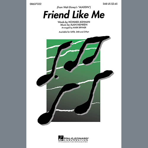Easily Download Alan Menken & Howard Ashman Printable PDF piano music notes, guitar tabs for  SATB Choir. Transpose or transcribe this score in no time - Learn how to play song progression.