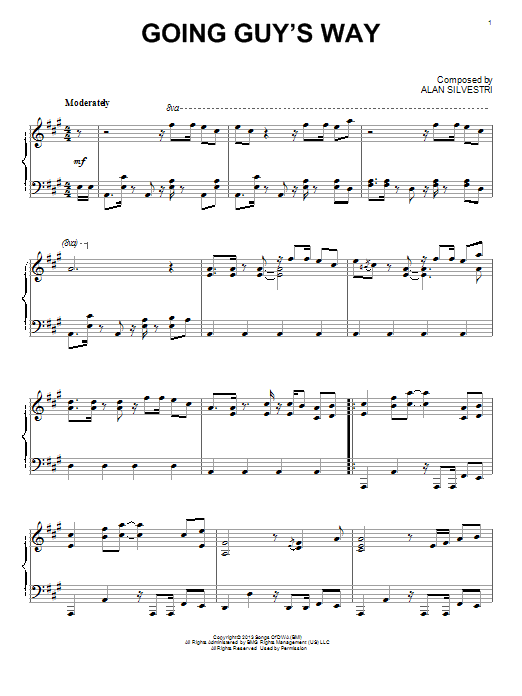 Alan Silvestri Going Guy's Way (from The Croods) sheet music notes and chords arranged for Piano Solo