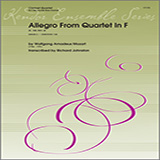 Download Alan Woy Allegro From Quartet In F (K. 168, Mvt. 4) - 2nd Bb Clarinet Sheet Music and Printable PDF music notes