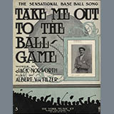 Albert von Tilzer 'Take Me Out To The Ball Game' Very Easy Piano