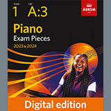 Alexander Reinagle 'Minuet in C (Grade 1, list A3, from the ABRSM Piano Syllabus 2023 & 2024)' Piano Solo