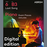 Alexis Ffrench 'Last Song (Grade 6, list B3, from the ABRSM Piano Syllabus 2025 & 2026)' Piano Solo