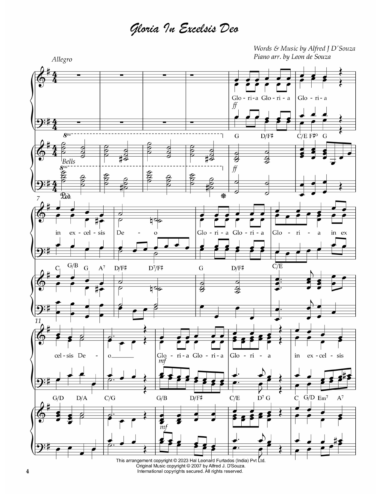 Alfred J. D'Souza Because He Became A Child sheet music notes and chords arranged for SATB Choir