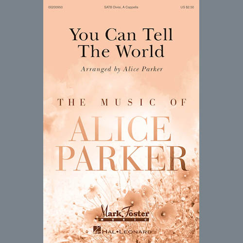 Easily Download Alice Parker Printable PDF piano music notes, guitar tabs for  SATB Choir. Transpose or transcribe this score in no time - Learn how to play song progression.