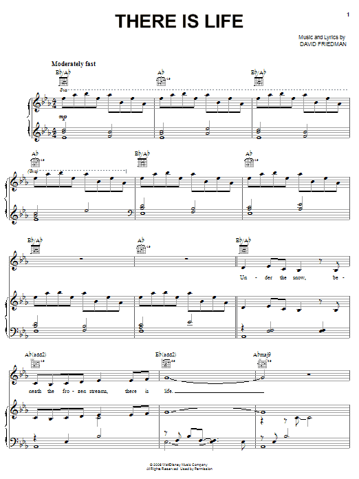 Alison Krauss There Is Life sheet music notes and chords arranged for Piano, Vocal & Guitar Chords (Right-Hand Melody)