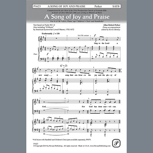 Easily Download Allan Petker Printable PDF piano music notes, guitar tabs for  SATB Choir. Transpose or transcribe this score in no time - Learn how to play song progression.
