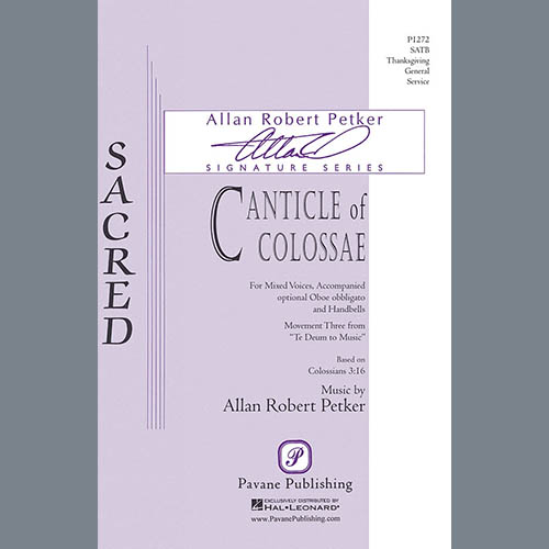Easily Download Allan Robert Petker Printable PDF piano music notes, guitar tabs for  SATB Choir. Transpose or transcribe this score in no time - Learn how to play song progression.