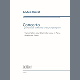 André Jolivet 'Concerto for Bassoon, transcription for Bass Clarinet' Bass Clarinet Solo