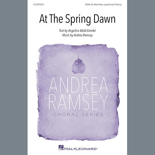 Easily Download Andrea Ramsey Printable PDF piano music notes, guitar tabs for  SSAA Choir. Transpose or transcribe this score in no time - Learn how to play song progression.