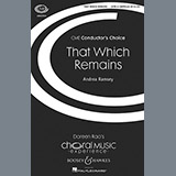 Andrea Ramsey 'That Which Remains' SATB Choir