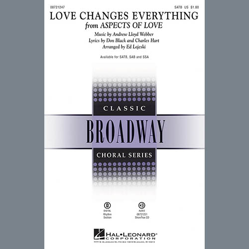 Easily Download Andrew Lloyd Webber Printable PDF piano music notes, guitar tabs for  SAB Choir. Transpose or transcribe this score in no time - Learn how to play song progression.