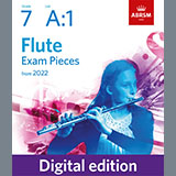 Anna Bon di Venezia 'Allegro moderato (from Sonata in D) (Grade 7 List A1 from the ABRSM Flute syllabus from 2022)' Flute Solo