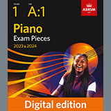 Anton Diabelli 'Allegretto in C (Grade 1, list A1, from the ABRSM Piano Syllabus 2023 & 2024)' Piano Solo