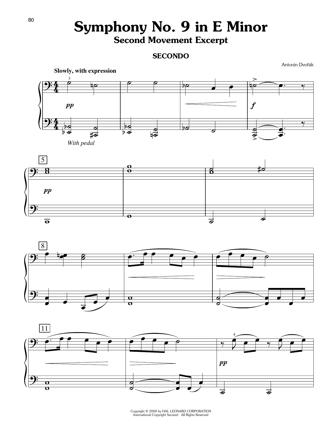 Antonin Dvorak Symphony No. 9 In E Minor (