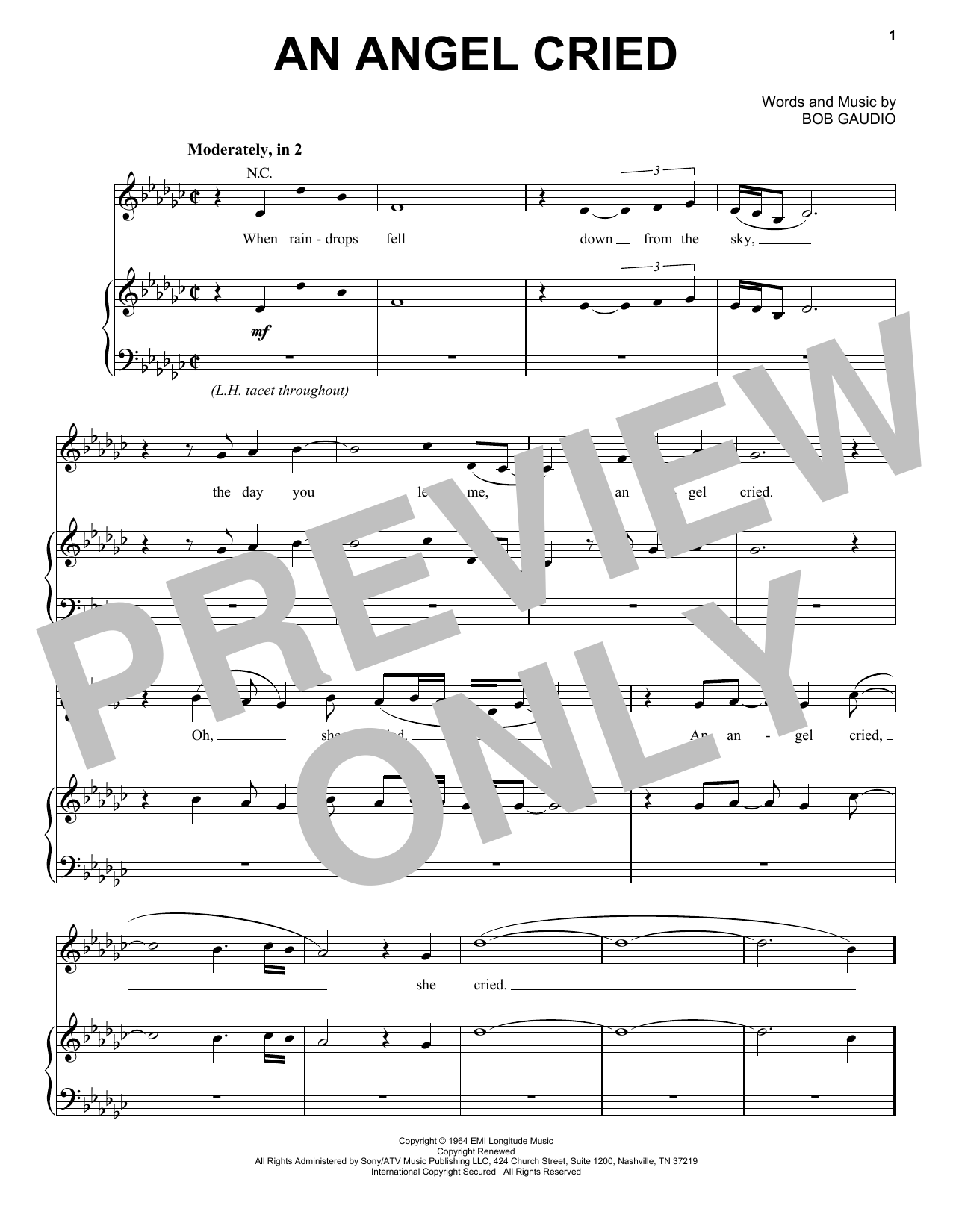 Ariana Grande An Angel Cried sheet music notes and chords arranged for Piano, Vocal & Guitar Chords (Right-Hand Melody)