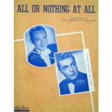 Arthur Altman 'All Or Nothing At All' Lead Sheet / Fake Book