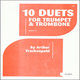 Download Arthur Frackenpohl 10 Duets For Trumpet And Trombone Sheet Music and Printable PDF music notes