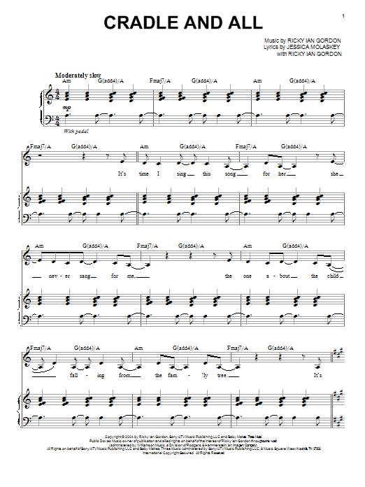 Audra McDonald Cradle And All sheet music notes and chords arranged for Piano & Vocal