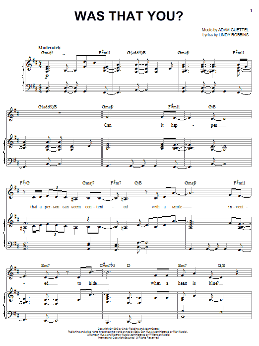 Audra McDonald Was That You? sheet music notes and chords arranged for Piano, Vocal & Guitar Chords (Right-Hand Melody)