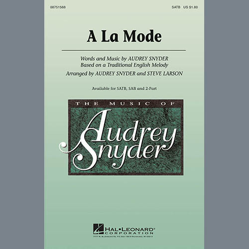 Easily Download Audrey Snyder Printable PDF piano music notes, guitar tabs for  2-Part Choir. Transpose or transcribe this score in no time - Learn how to play song progression.