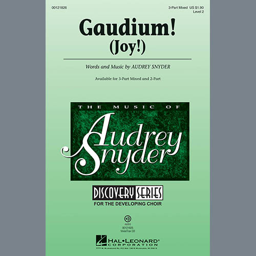 Easily Download Audrey Snyder Printable PDF piano music notes, guitar tabs for  3-Part Mixed Choir. Transpose or transcribe this score in no time - Learn how to play song progression.