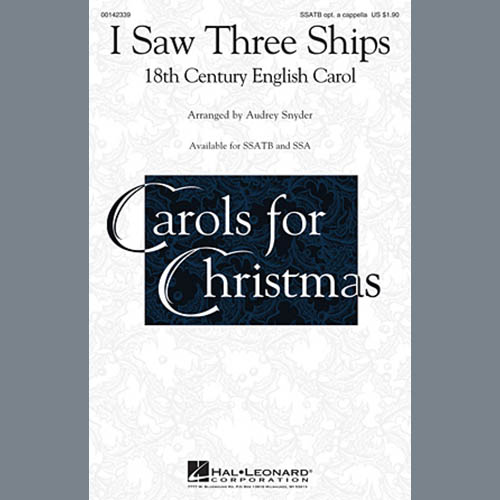 Audrey Snyder 'I Saw Three Ships' SSATB Choir