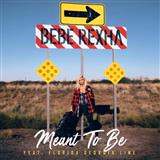 Bebe Rexha 'Meant To Be (feat. Florida Georgia Line)' Easy Piano
