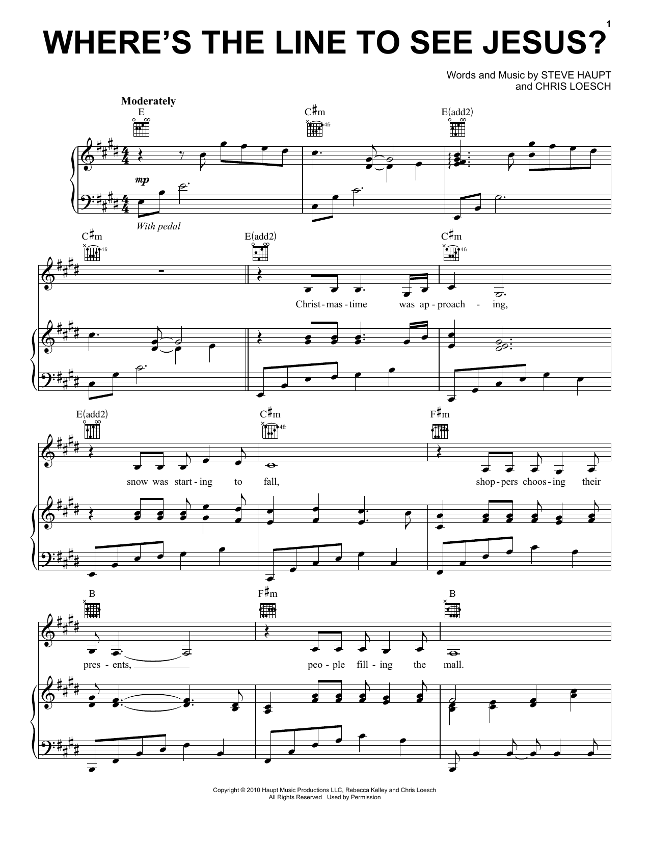 Becky Kelley Where's The Line To See Jesus? sheet music notes and chords arranged for Ukulele