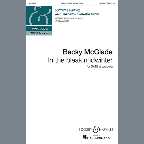 Easily Download Becky McGlade Printable PDF piano music notes, guitar tabs for  SATB Choir. Transpose or transcribe this score in no time - Learn how to play song progression.