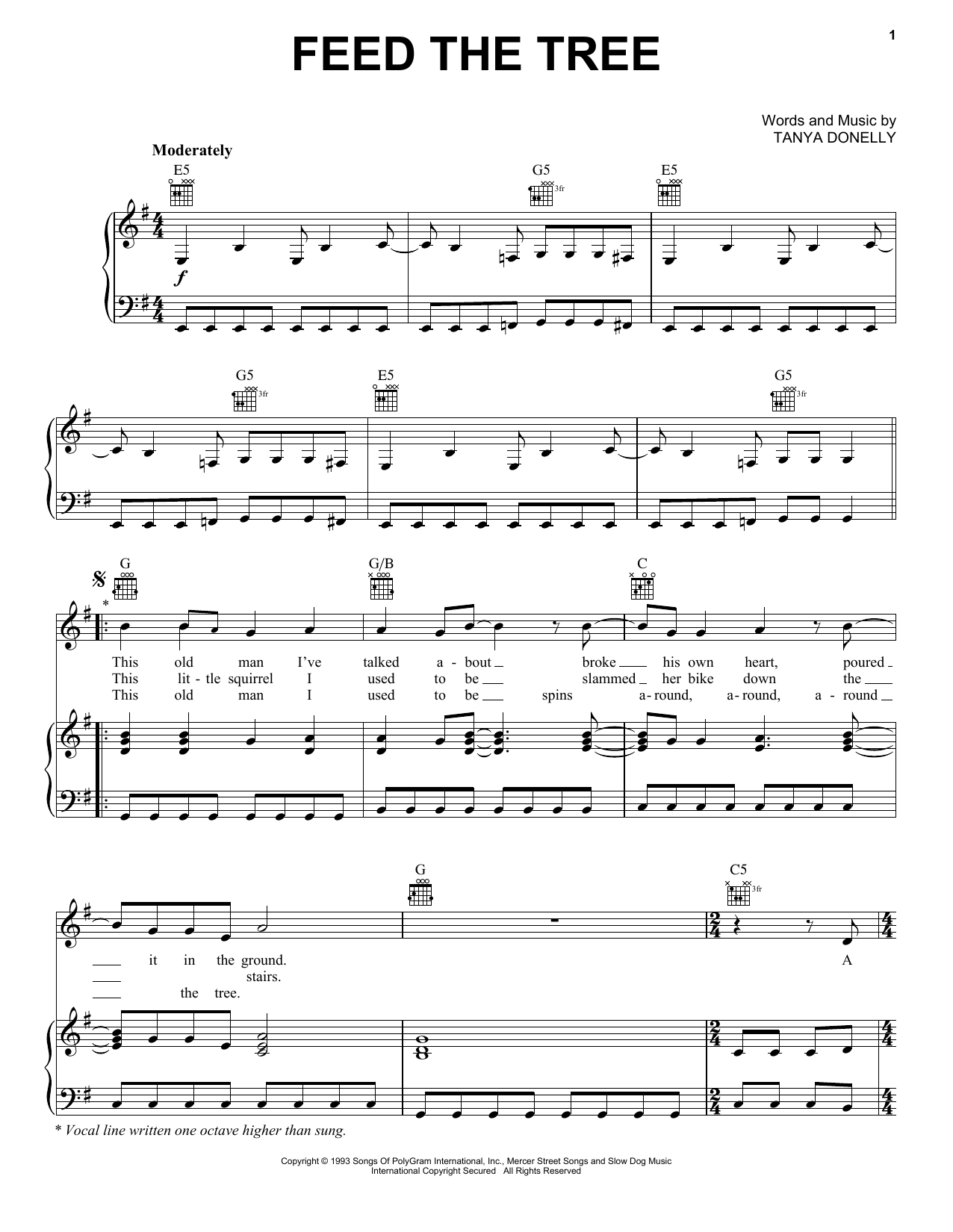 Belly Feed The Tree sheet music notes and chords arranged for Guitar Tab