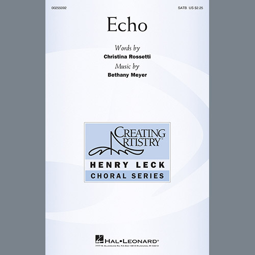 Easily Download Bethany Meyer Printable PDF piano music notes, guitar tabs for  SATB Choir. Transpose or transcribe this score in no time - Learn how to play song progression.