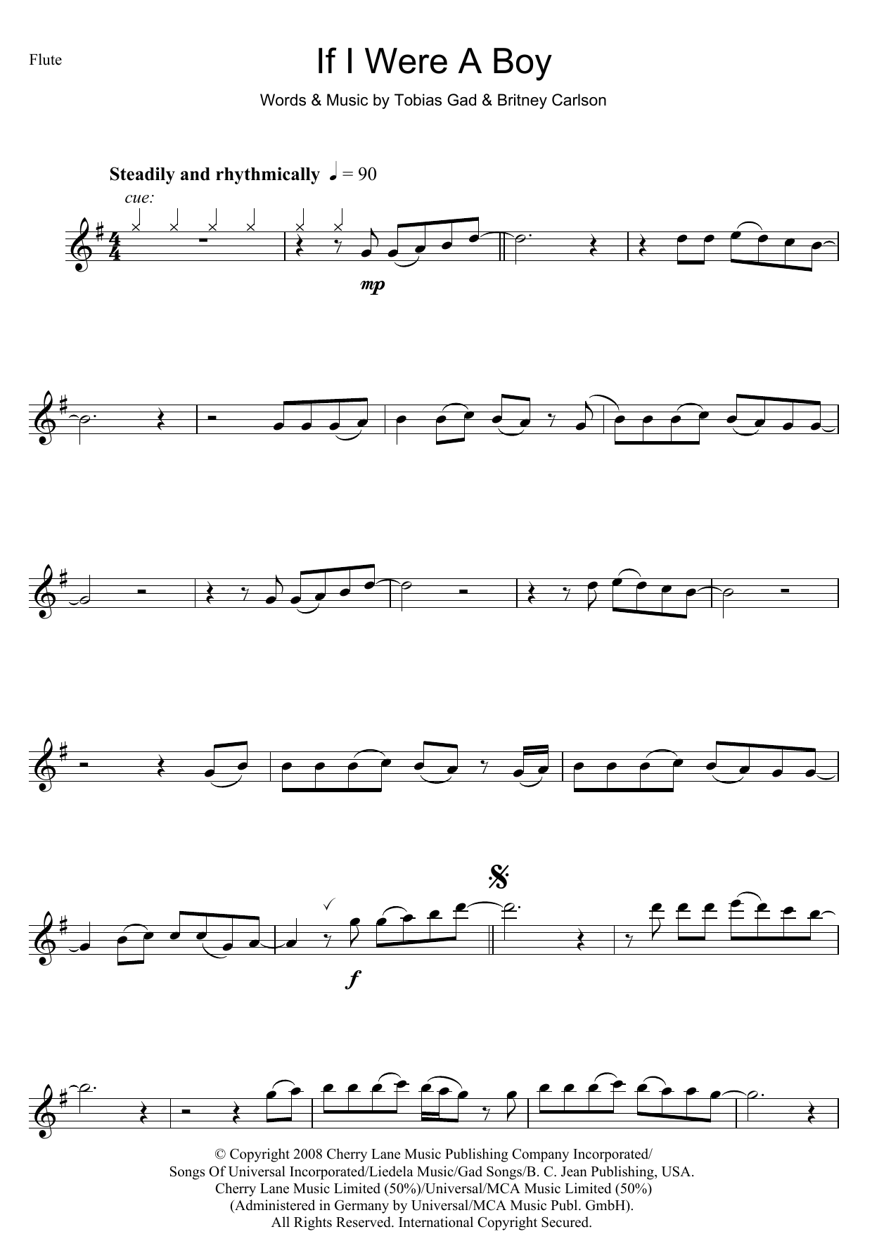 Beyoncé If I Were A Boy sheet music notes and chords arranged for Real Book – Melody, Lyrics & Chords