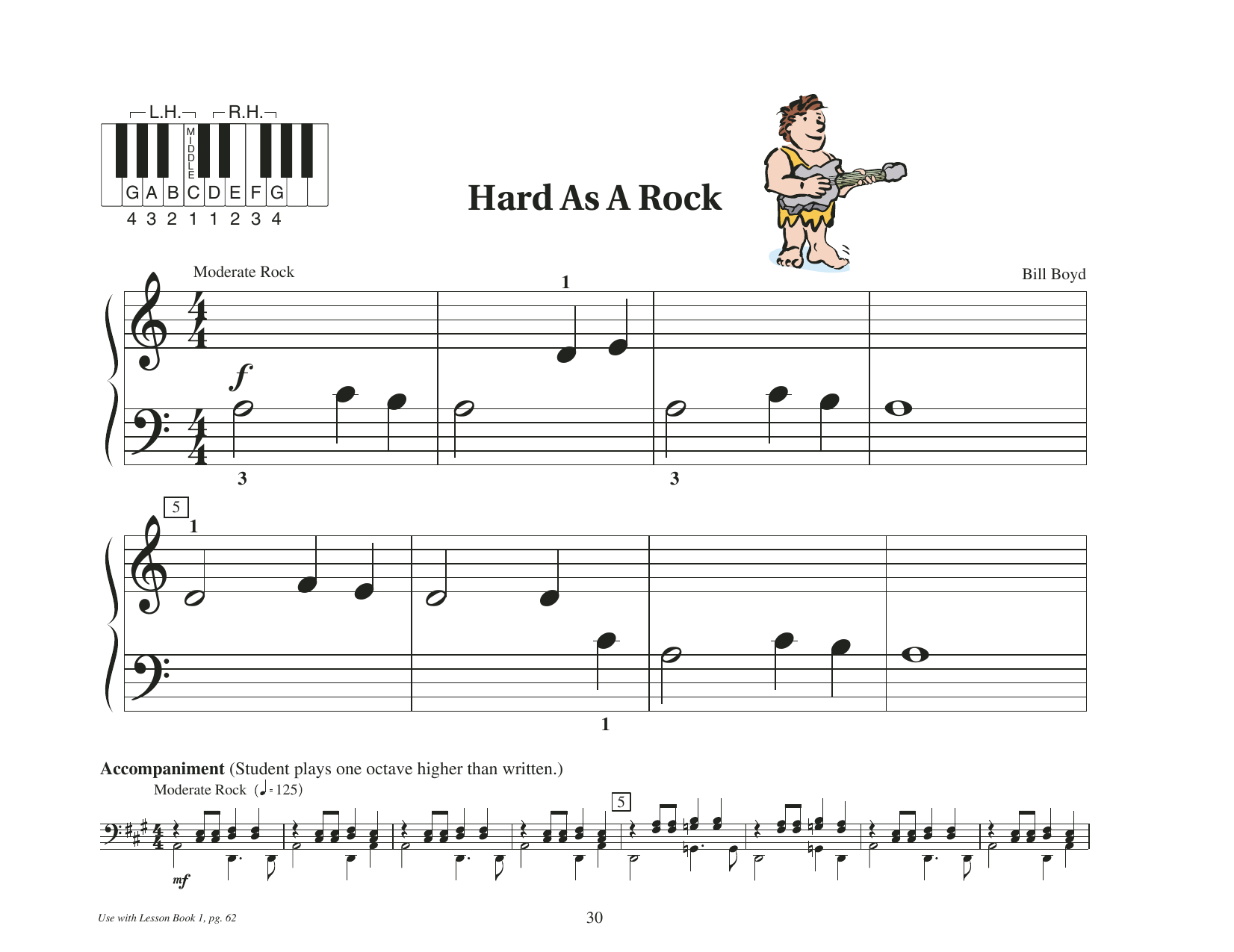 Bill Boyd Hard As A Rock sheet music notes and chords arranged for Educational Piano