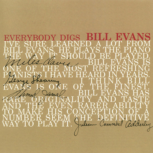 Easily Download Bill Evans Printable PDF piano music notes, guitar tabs for  Piano Solo. Transpose or transcribe this score in no time - Learn how to play song progression.