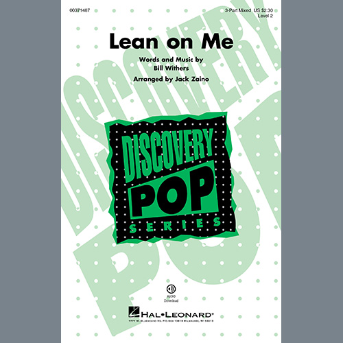 Easily Download Bill Withers Printable PDF piano music notes, guitar tabs for  3-Part Mixed Choir. Transpose or transcribe this score in no time - Learn how to play song progression.
