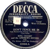 Bing Crosby 'Pennies From Heaven' Piano Solo