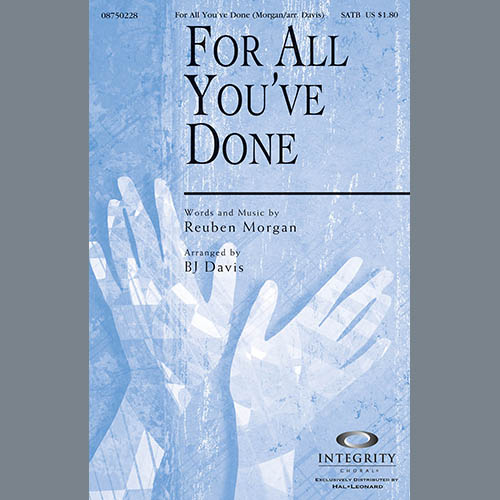 Easily Download BJ Davis Printable PDF piano music notes, guitar tabs for  SATB Choir. Transpose or transcribe this score in no time - Learn how to play song progression.