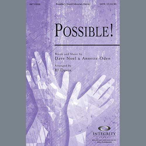 Easily Download BJ Davis Printable PDF piano music notes, guitar tabs for  SATB Choir. Transpose or transcribe this score in no time - Learn how to play song progression.