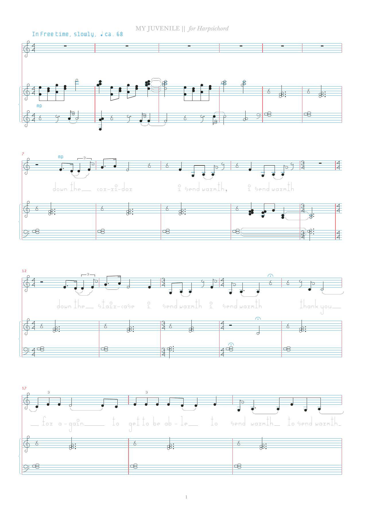 Bjork My Juvenile sheet music notes and chords arranged for Organ