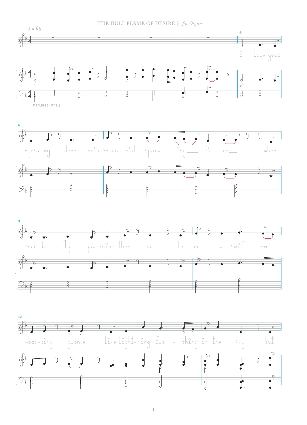 Bjork The Dull Flame Of Desire sheet music notes and chords arranged for Organ