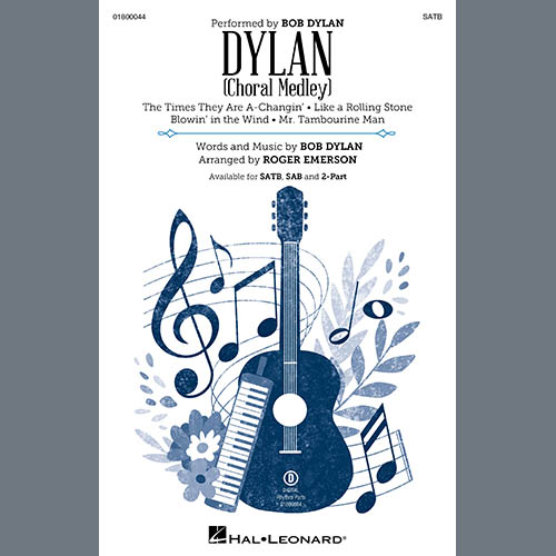 Easily Download Bob Dylan Printable PDF piano music notes, guitar tabs for  SAB Choir. Transpose or transcribe this score in no time - Learn how to play song progression.