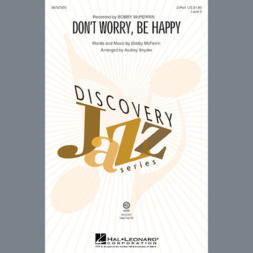 Easily Download Bobby McFerrin Printable PDF piano music notes, guitar tabs for  2-Part Choir. Transpose or transcribe this score in no time - Learn how to play song progression.